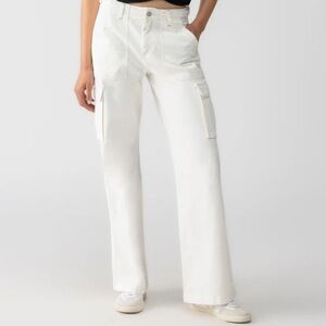 Reissue Cargo Semi High Rise Pant in Powdered Sugar